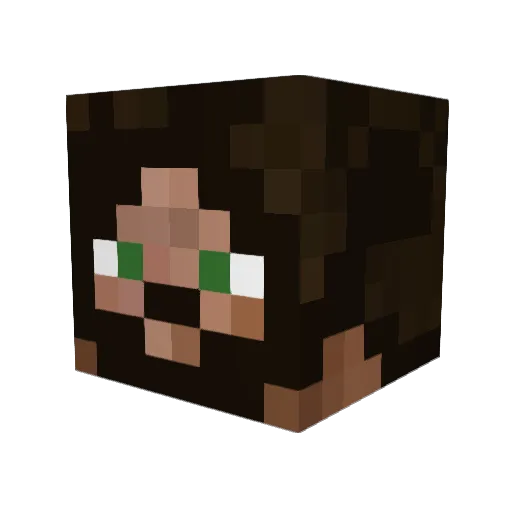 TrevorThePirate Minecraft avatar head, 3D render