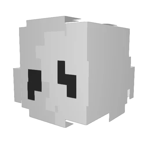 Trevorzon Minecraft avatar head, 3D render