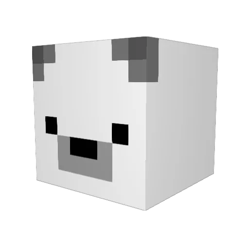 Trevotr Minecraft avatar head, 3D render