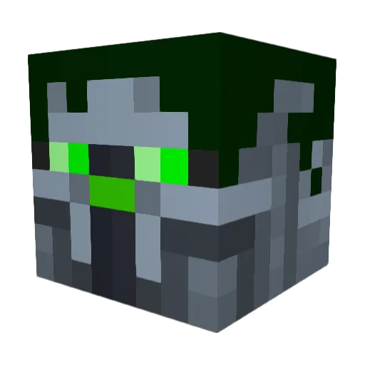 Trex2021 Minecraft avatar head, 3D render