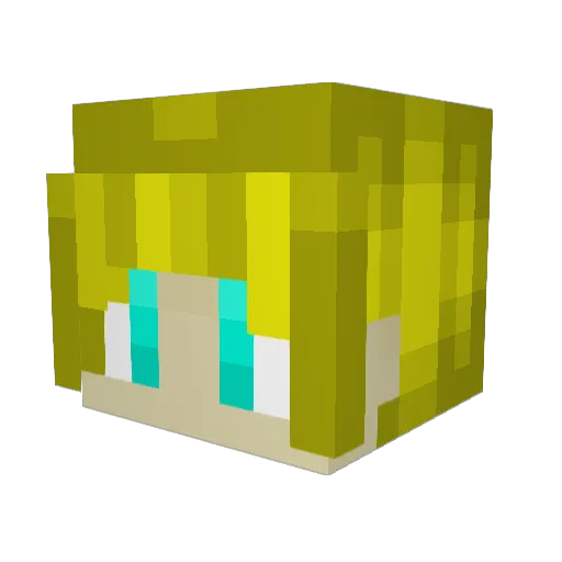 TrexHead13 Minecraft avatar head, 3D render