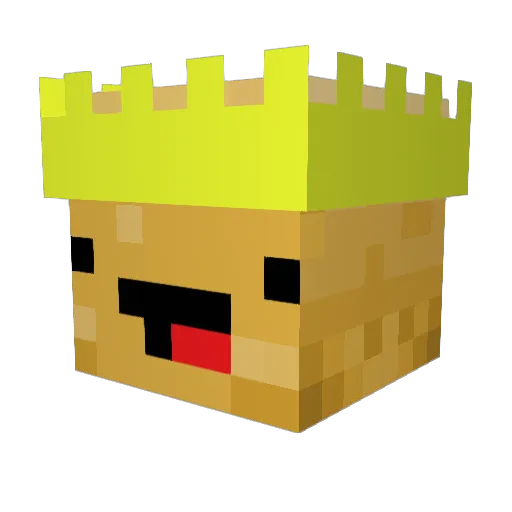 Trex_7009 Minecraft avatar head, 3D render