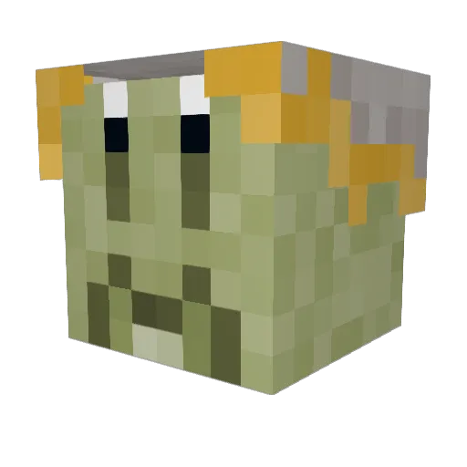 TrexeoDev Minecraft avatar head, 3D render