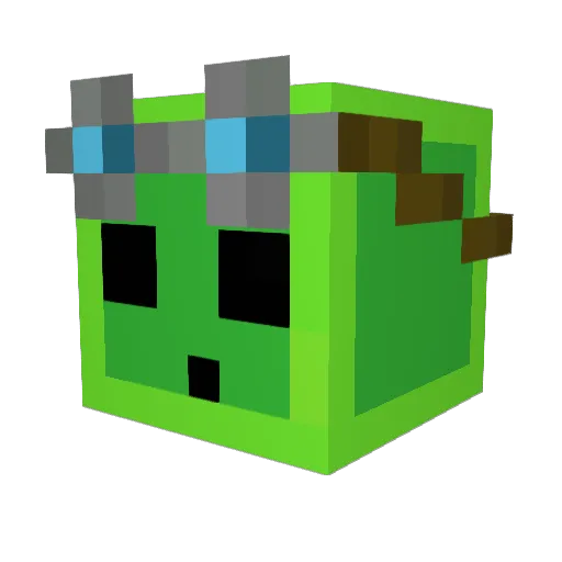 Trey07 Minecraft avatar head, 3D render
