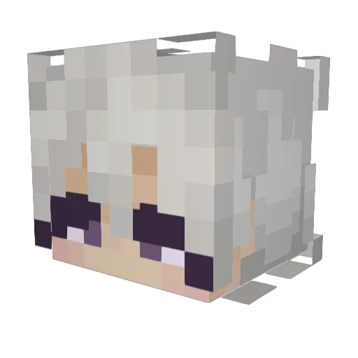 TreyGeezy Minecraft avatar head, 3D render