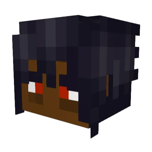TreyLosen Minecraft avatar head, 3D render