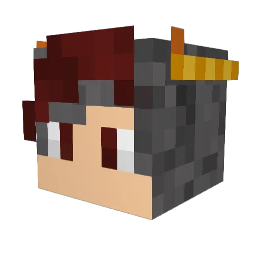 Treyman_716 Minecraft avatar head, 3D render