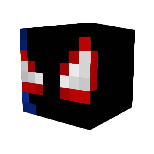 Trezeguet61 Minecraft avatar head, 3D render