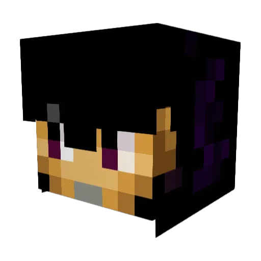 TriSquidInc Minecraft avatar head, 3D render