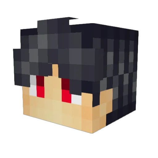 TriXtone Minecraft avatar head, 3D render