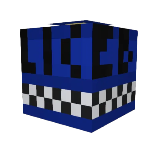 Tri_Sam Minecraft avatar head, 3D render