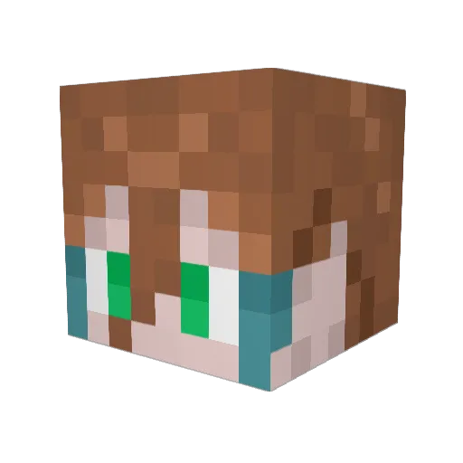 TriageSylphiel Minecraft avatar head, 3D render