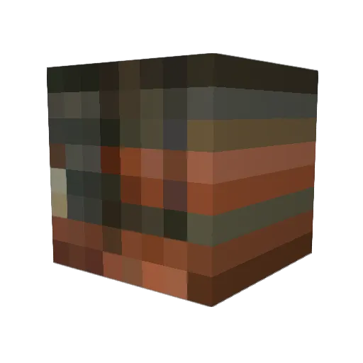 TrialChambers_ Minecraft avatar head, 3D render