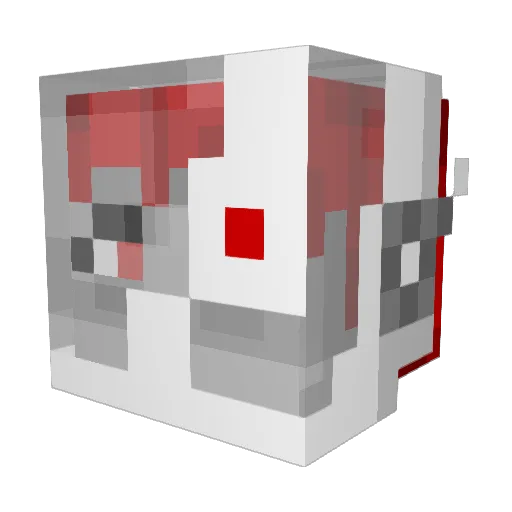 TriaxialManx894 Minecraft avatar head, 3D render