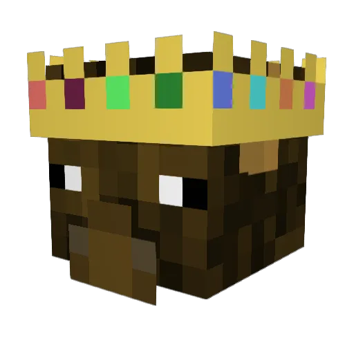 TribalBuffalo Minecraft avatar head, 3D render