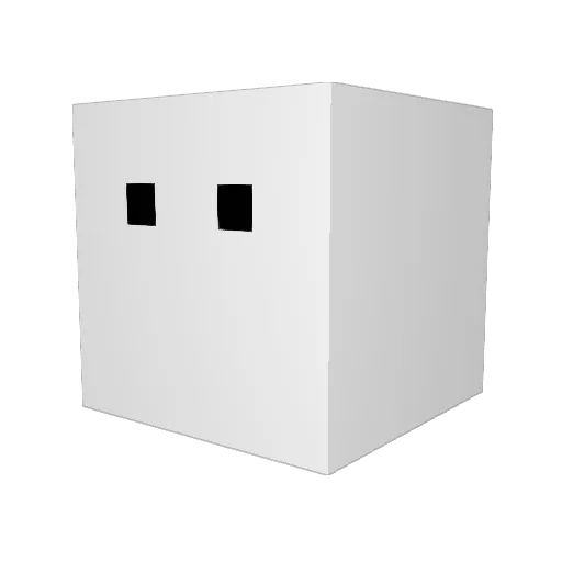 Tribe2065 Minecraft avatar head, 3D render