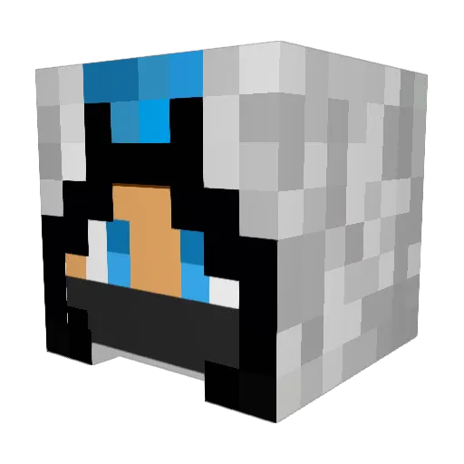 TribeGuy41 Minecraft avatar head, 3D render