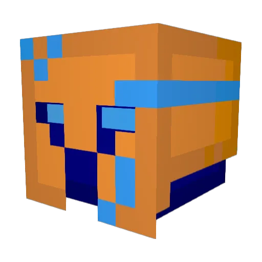 Tribulancer Minecraft avatar head, 3D render