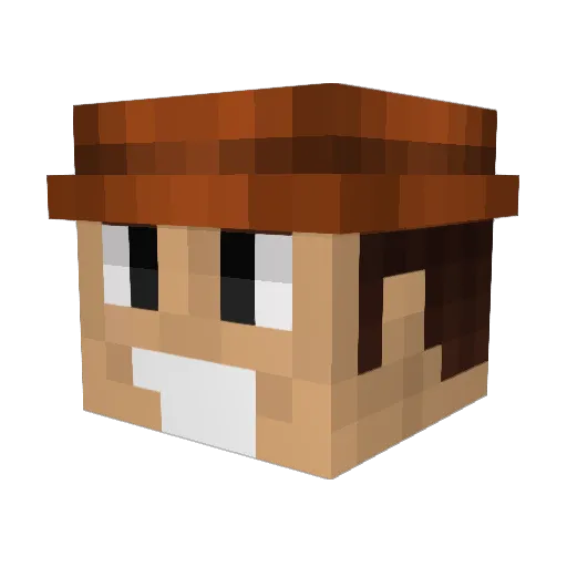 Tribun81 Minecraft avatar head, 3D render