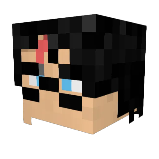 Trick115 Minecraft avatar head, 3D render
