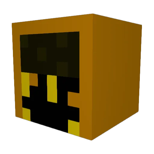 TrickDude Minecraft avatar head, 3D render