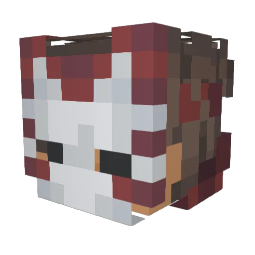TrickMasterFlex Minecraft avatar head, 3D render