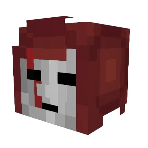 Trickster__King Minecraft avatar head, 3D render