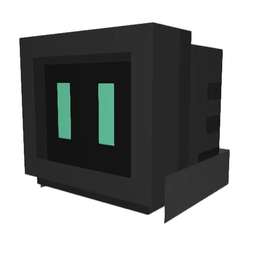 Trickszs Minecraft avatar head, 3D render