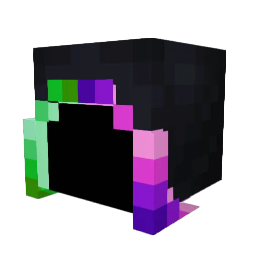 Tricky028 Minecraft avatar head, 3D render