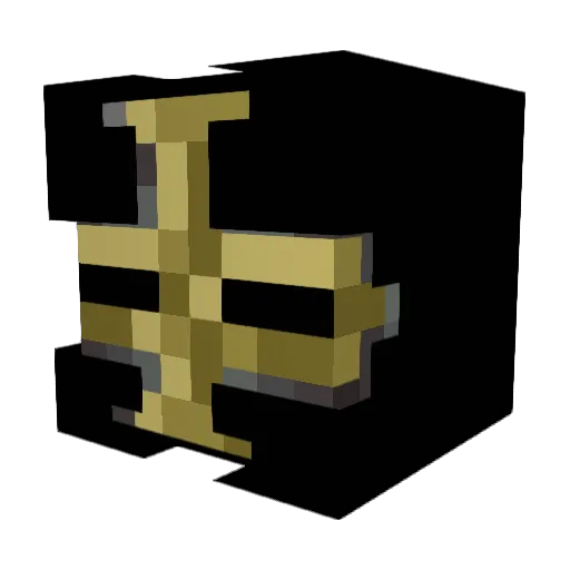 TrickyBabel Minecraft avatar head, 3D render
