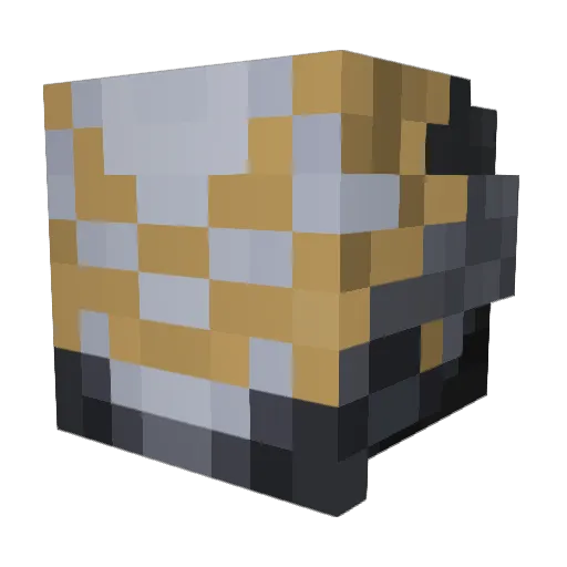 Tricky_Spins Minecraft avatar head, 3D render