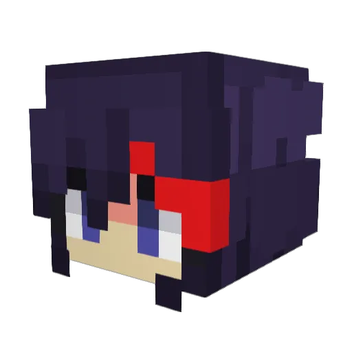 Trickyhunter05 Minecraft avatar head, 3D render