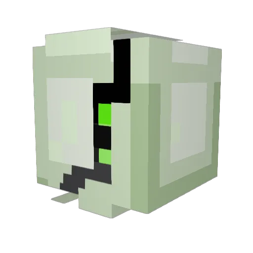 TriclopsCorvin Minecraft avatar head, 3D render