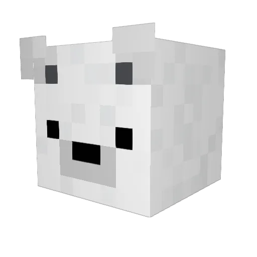 TridentLOL Minecraft avatar head, 3D render