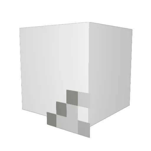 TridentMace Minecraft avatar head, 3D render