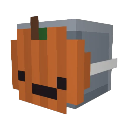 Tridentbadger582 Minecraft avatar head, 3D render