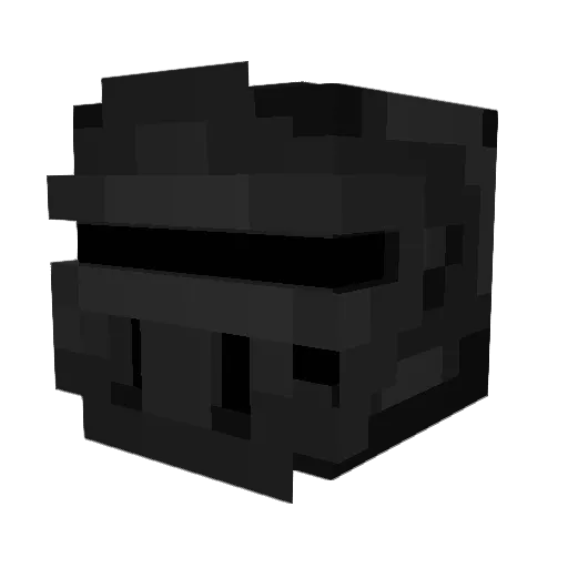 Tridxar Minecraft avatar head, 3D render