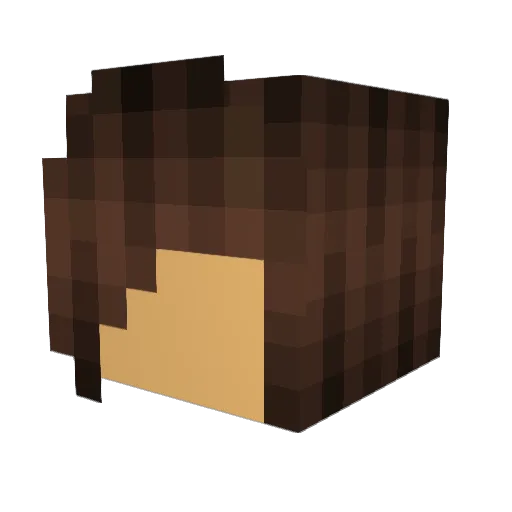 Trieuuu Minecraft avatar head, 3D render
