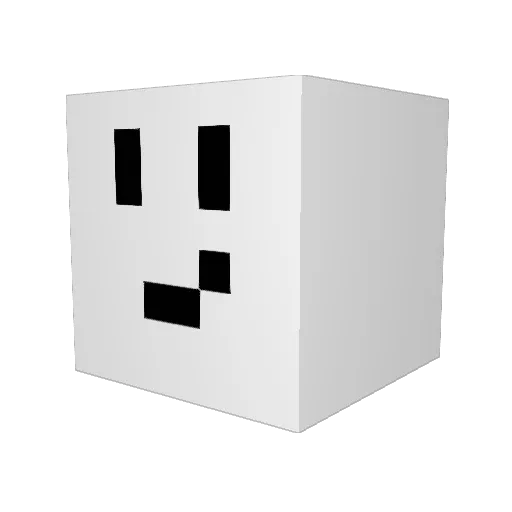 Triforce18 Minecraft avatar head, 3D render
