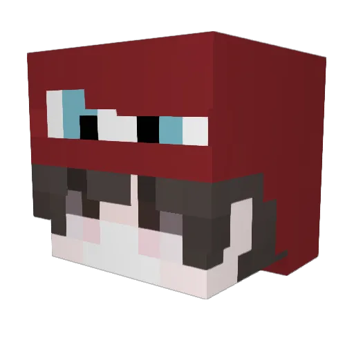 TriforceTurtle1 Minecraft avatar head, 3D render