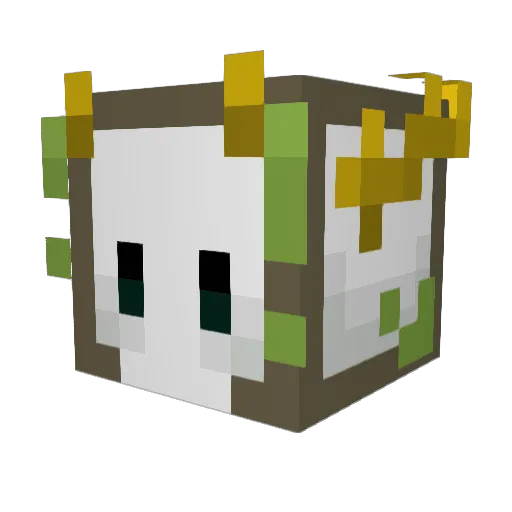 TriggerTinus Minecraft avatar head, 3D render