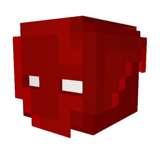 Trigger_happy34 Minecraft avatar head, 3D render