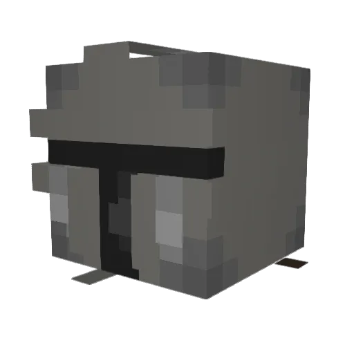 Triggered00d Minecraft avatar head, 3D render