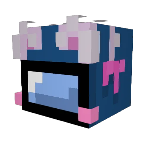 TriggeredTNT Minecraft avatar head, 3D render