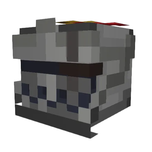 Triggered_Guy Minecraft avatar head, 3D render