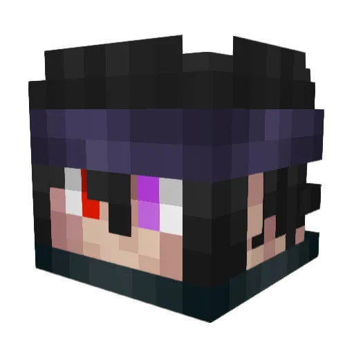 Triickkyy Minecraft avatar head, 3D render