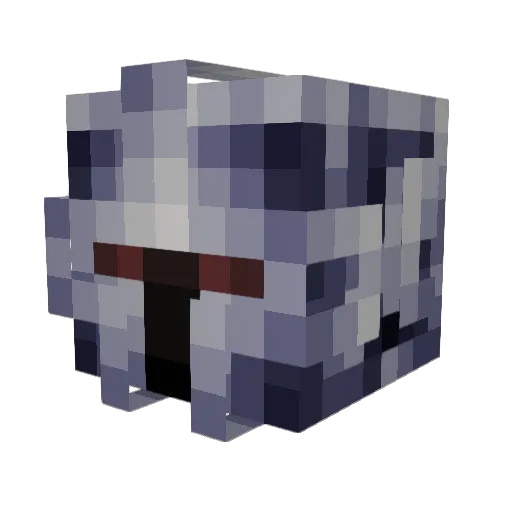 Triinity Minecraft avatar head, 3D render
