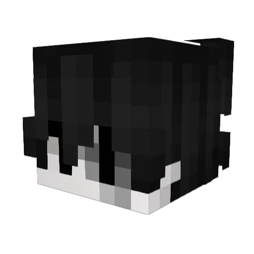 Trillionar Minecraft avatar head, 3D render