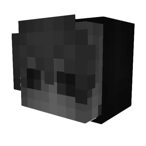 TrilloDevs Minecraft avatar head, 3D render