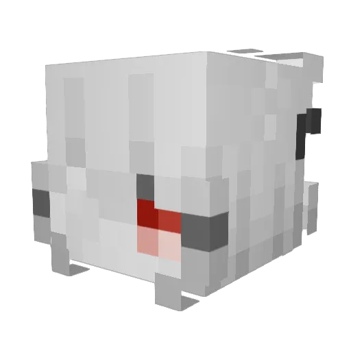Trillwill Minecraft avatar head, 3D render